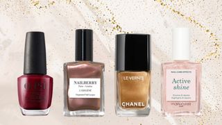 6 glitter nail polishes that offer a chic, party-ready mani in a pinch