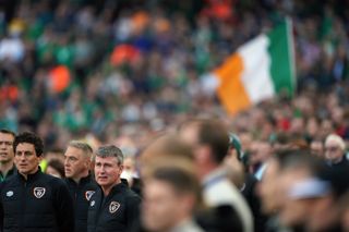 Republic of Ireland manager Stephen Kenny (centre) is preparing for the start of the Nations League campaign in June
