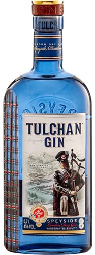 Tulchan Gin 70cl, 45% Abv |london Dry Style | Small Batch | Speyside, Scotland