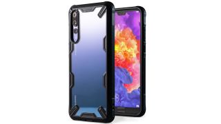 Front and back views of the Ringke Fusion-X Transparent case for Huawei P20 Pro