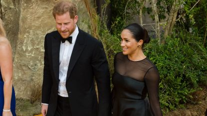Prince Harry and Meghan Markle at The Lion King premiere in 2019