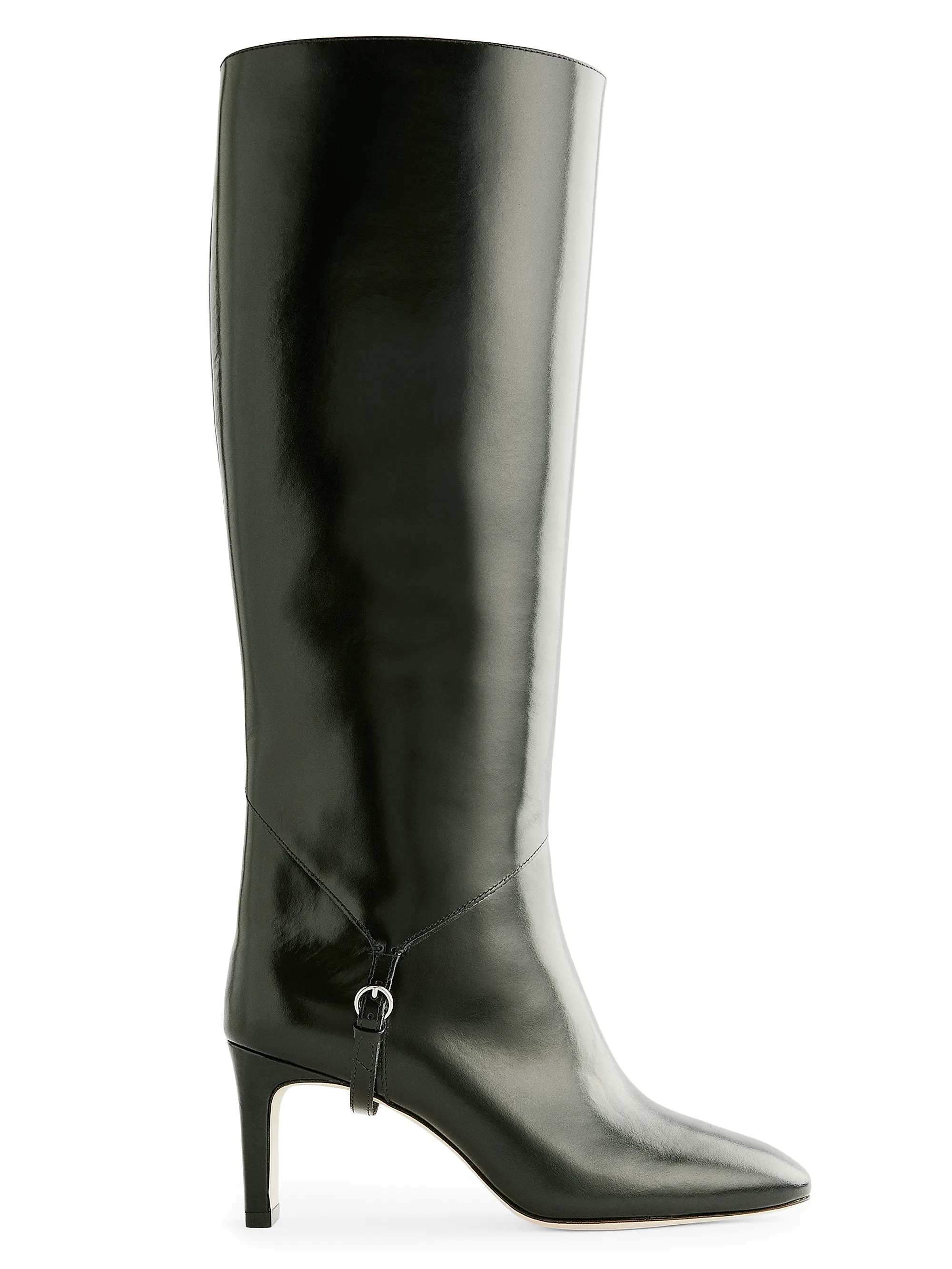 Gaelle 75mm Leather Knee-High Boots