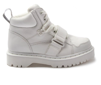 Dr Martens Zuma II with buckle strap flat ankle boots in white | ASOSWas £169.00 Now £135.20