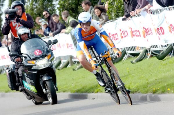 Lars Boom (Rabobank) pushes for the win