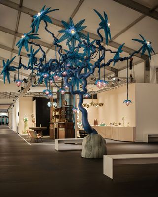 R & Company and Marianne Boesky Gallery co-present The Strawberry Tree (2023) by The Haas Brothers at Design Miami 2024. (Image credit - Kris Tamburello)