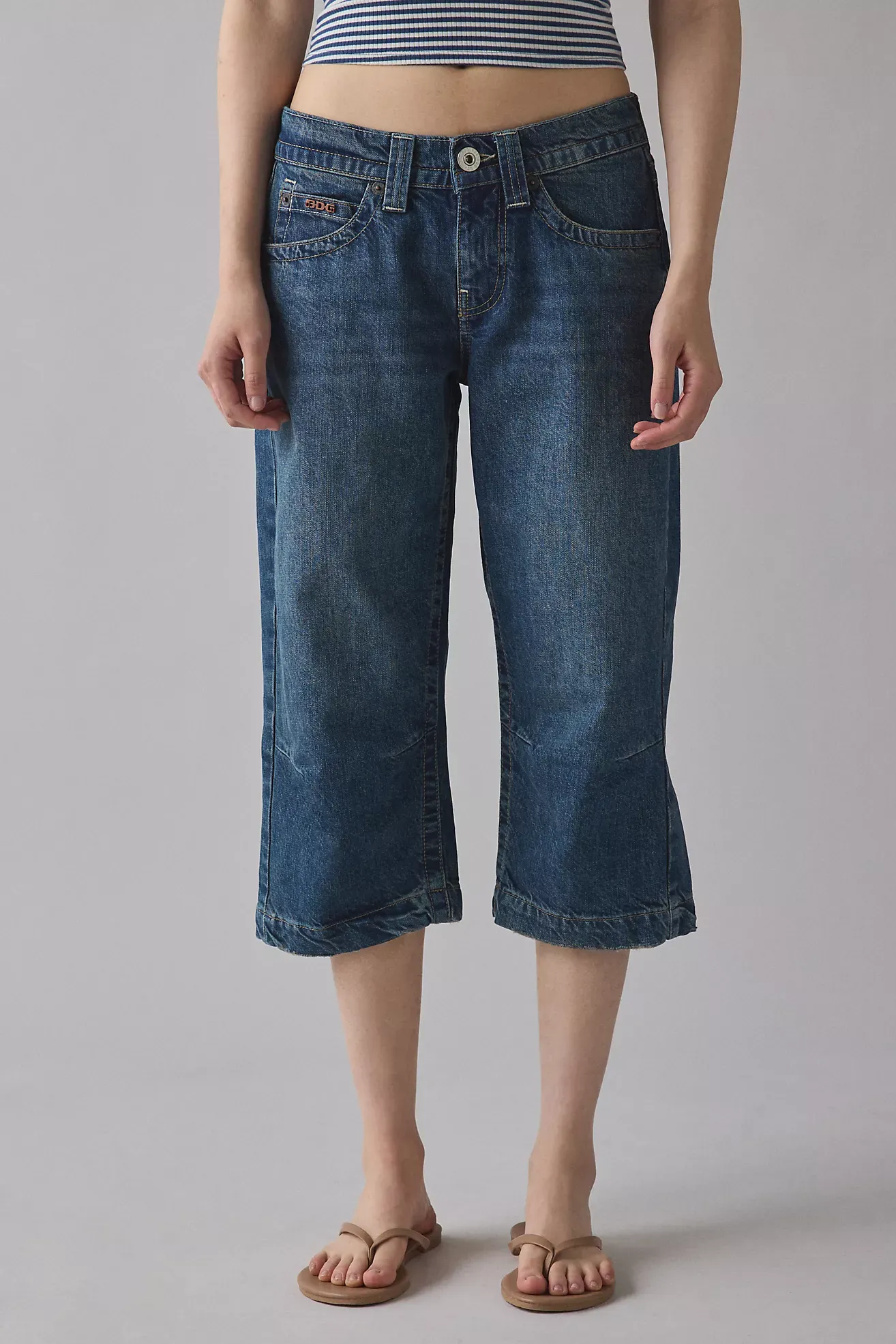 Bdg Kayla Low-Rise Capri Jean