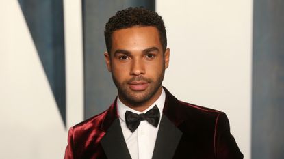 Lucien Laviscount attends as David Yurman Celebrates The Vanity Fair Oscar Party at The Wallis Annenberg Center on March 27, 2022 in Beverly Hills, California. 
