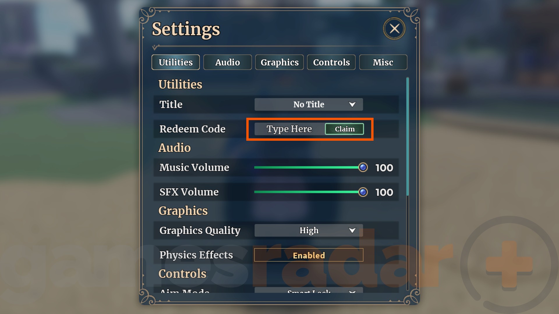 The Wizard Alchemy codes redemption box