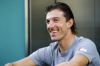 Fabian Cancellara has a laugh ahead of the Dubai Tour