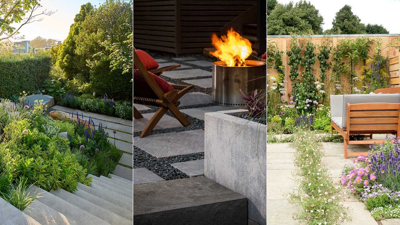 paved backyard ideas