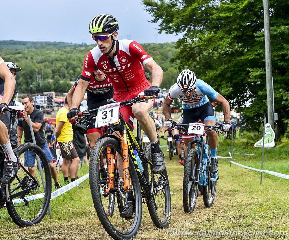 Canadian champion Derek Zandstra &rlm;on course