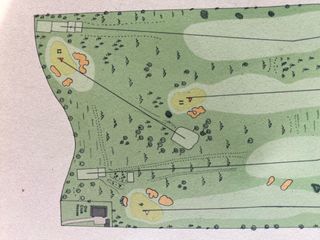 Plan of old par-3 12th at Moortown Golf Club