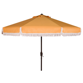 Safavieh Milan Fringe 9' Tilt Umbrella