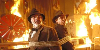 Sean Connery and Harrison Ford in Indiana Jones and the Last Crusade