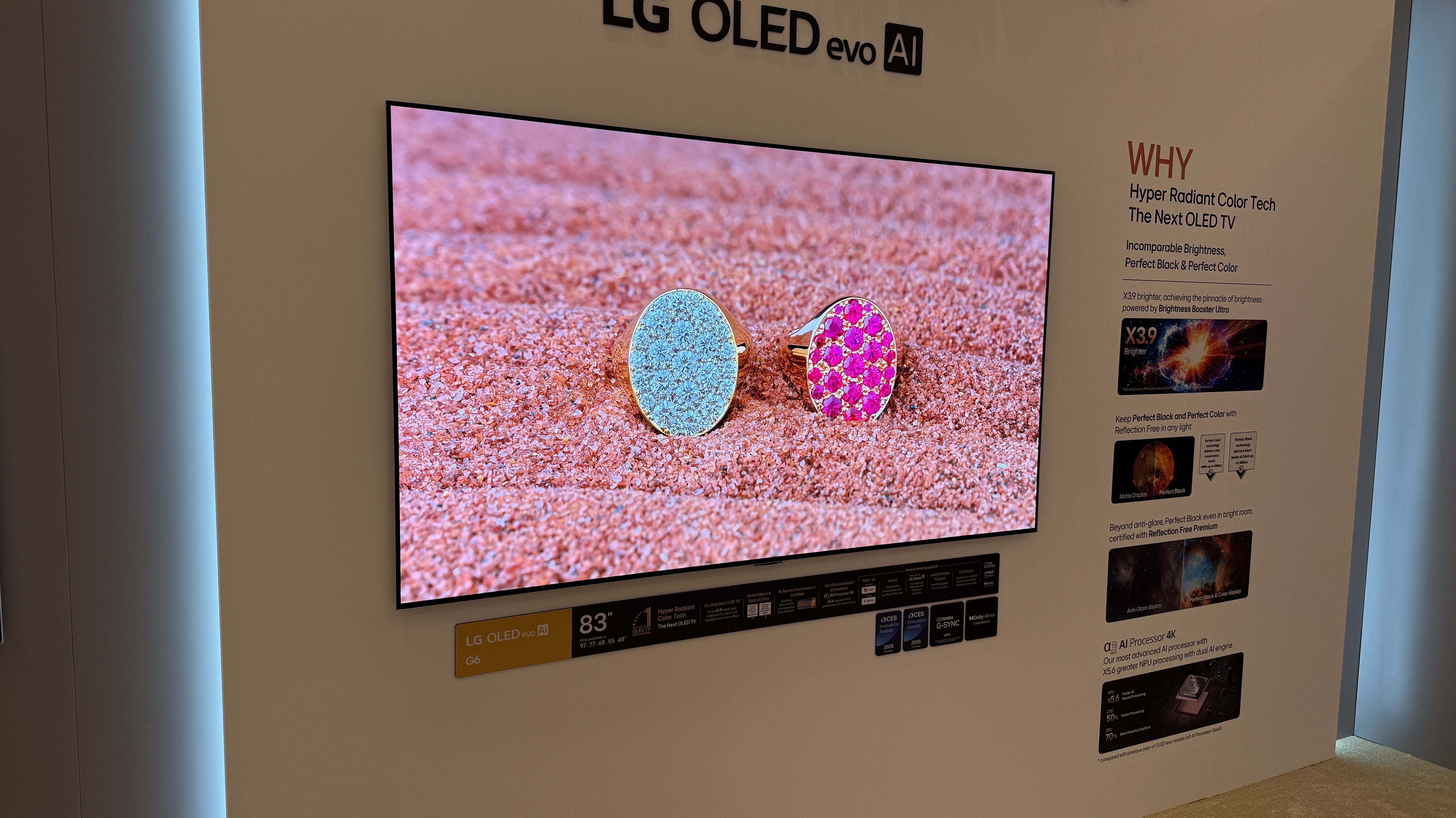 LG G6 TV at CES 2026