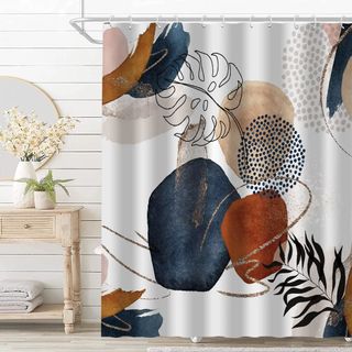 okapy Abstract Shower Curtain