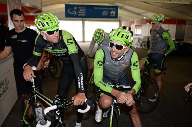 Hesjedal and Moser get ready to ride