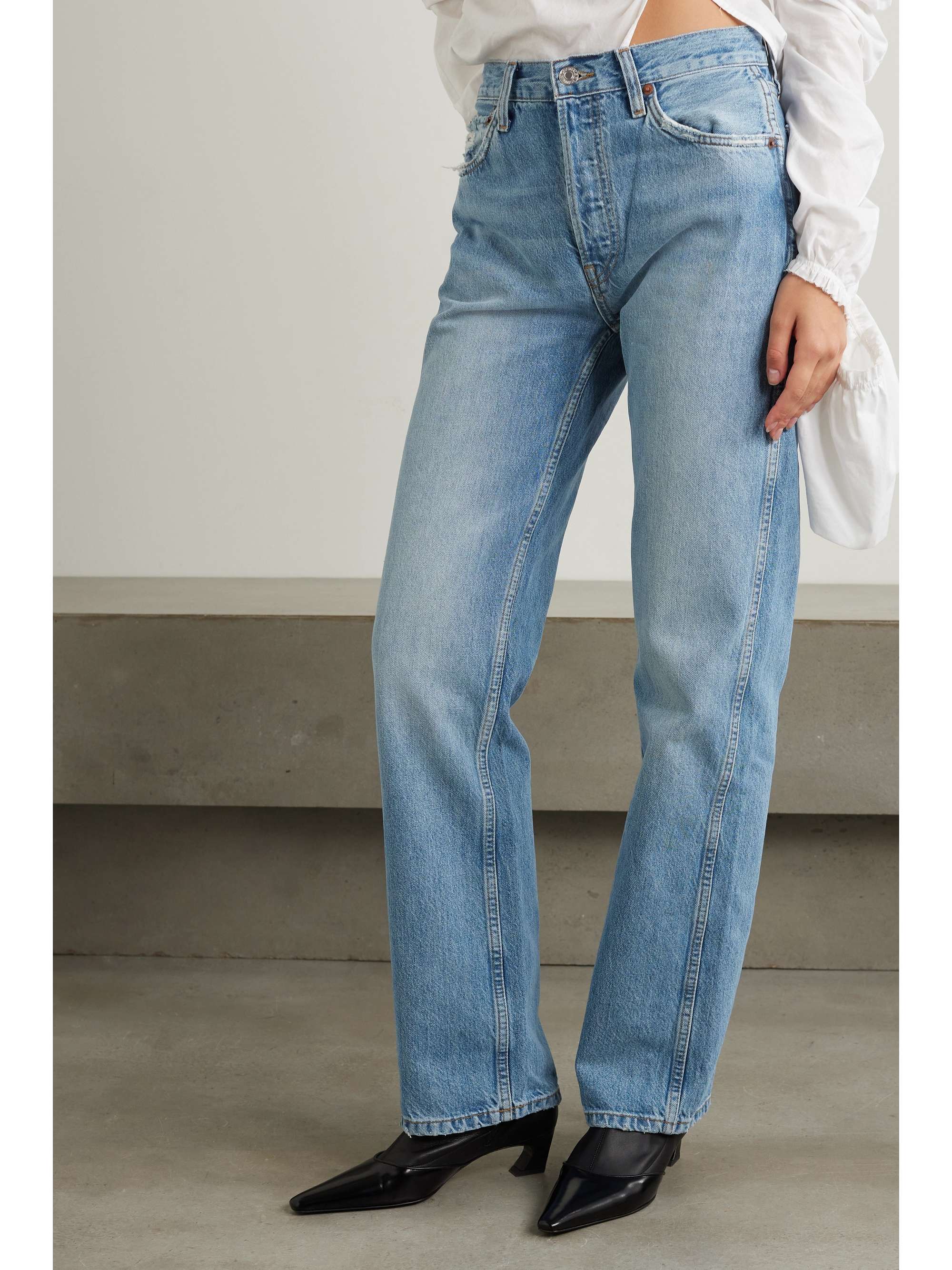 90s Loose High-Rise Straight-Leg Jeans