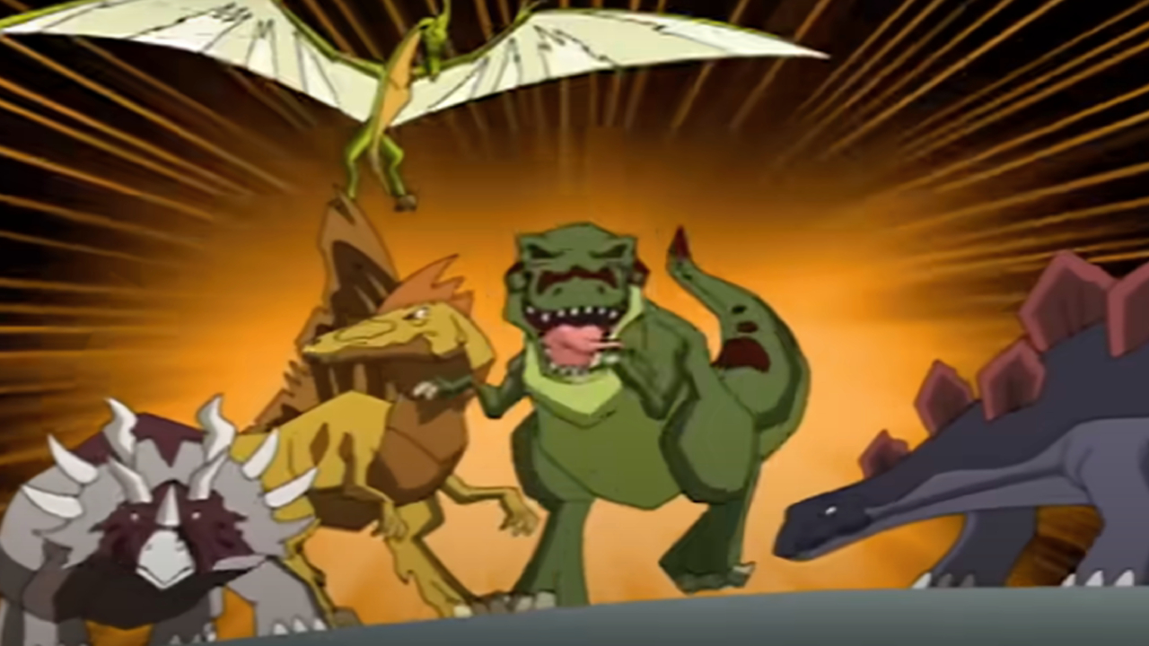 The kids from DinoSquad in animal form