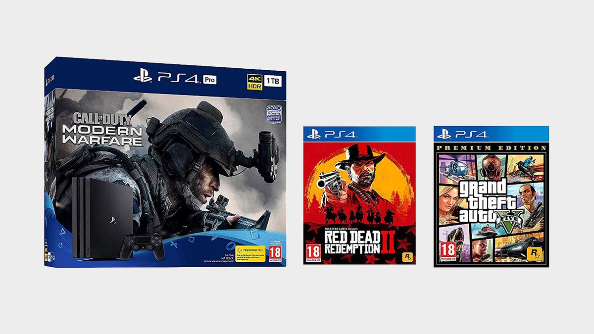 UK's best PS4 Pro deal for Cyber Monday: console, COD Modern Warfare, Red Dead Redemption 2, and GTA V for... £319.99