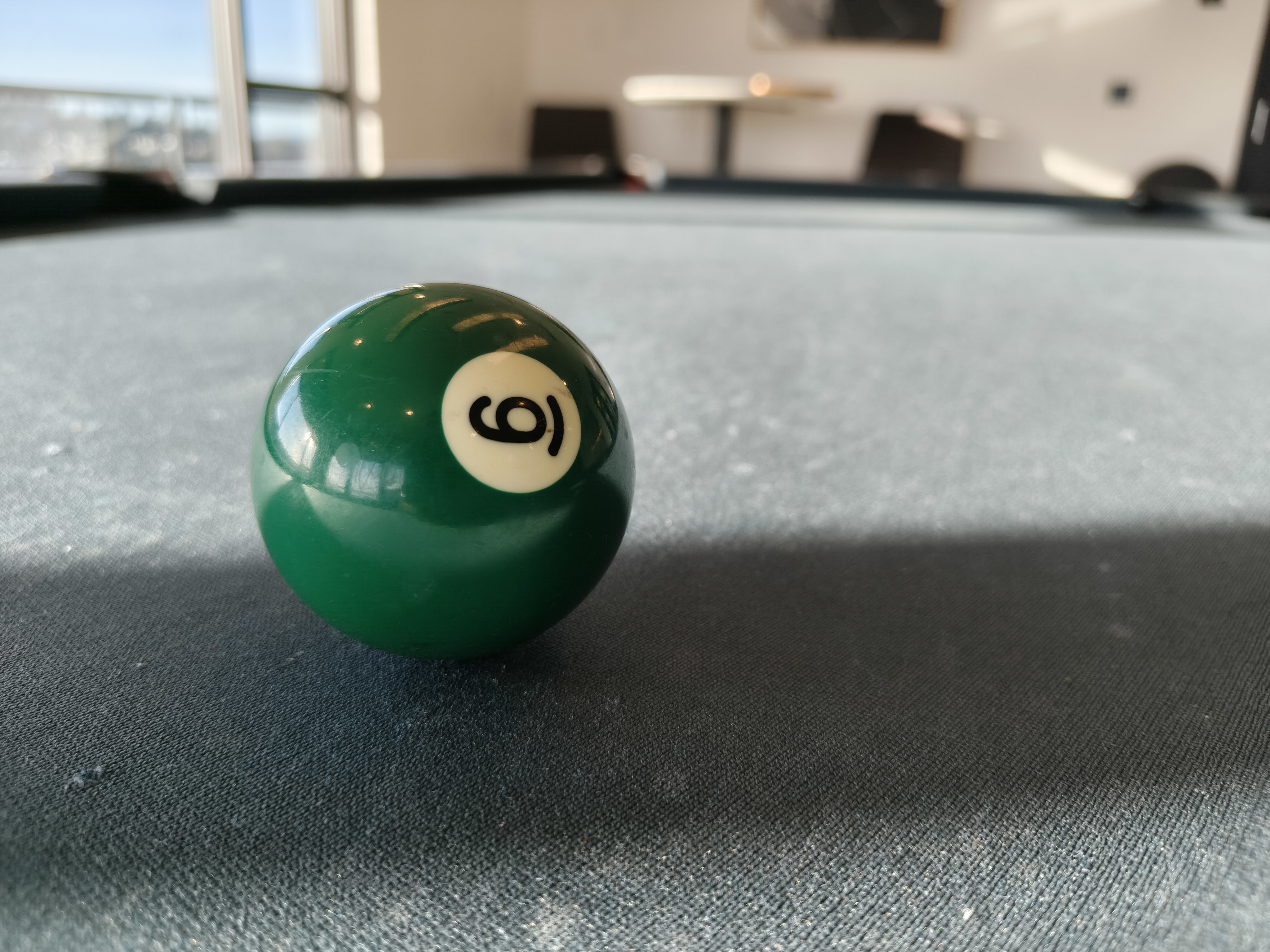 A billiard ball