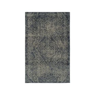 rectangle rug in charcoal