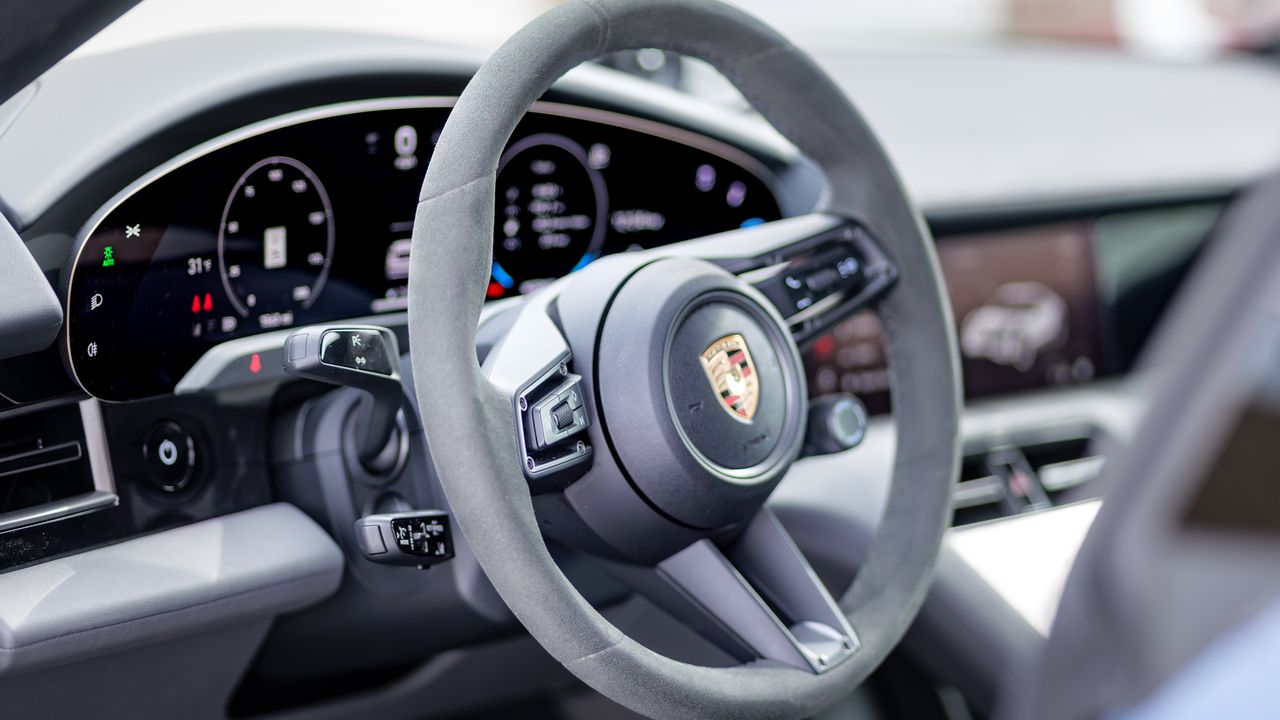 2025 Porsche Taycan test drive.