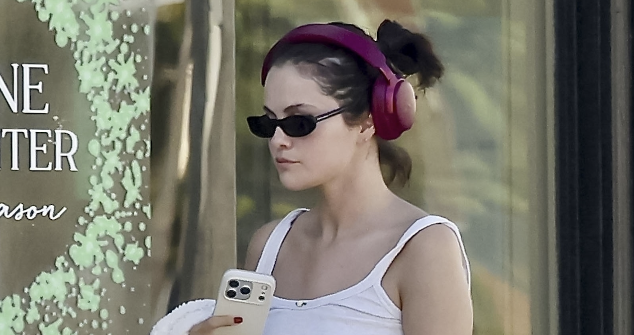 marieclaire.com - Kelsey Stiegman - Selena Gomez's Post-Holiday 'Fit Includes $1,430 Louis Vuitton Slippers and a Free People Tank