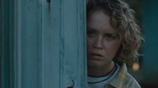 Eliza Scanlen hiding and watching in Caddo Lake.