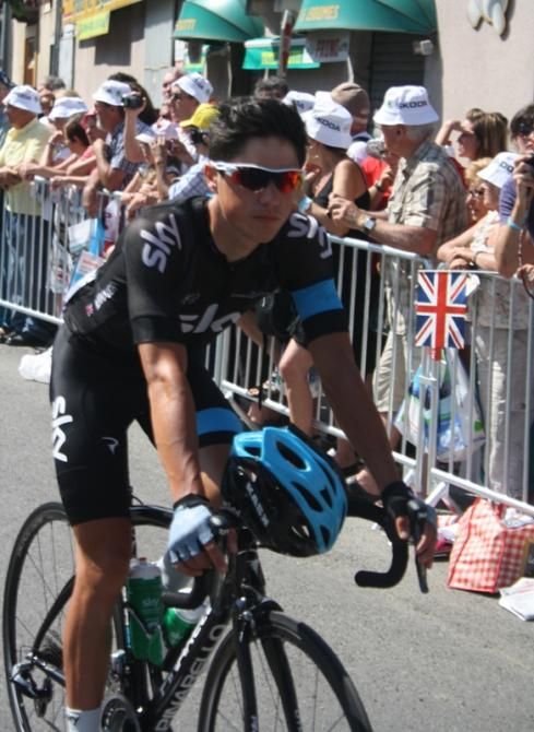 Peter Kennaugh (Sky) was one of the heroes for the British squad, pacing team-mates up the Col de Pailheres and leading them expertly down into the valley