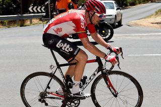Adam Hansen escapes on stage 2 of the 2016 Tour Down Under