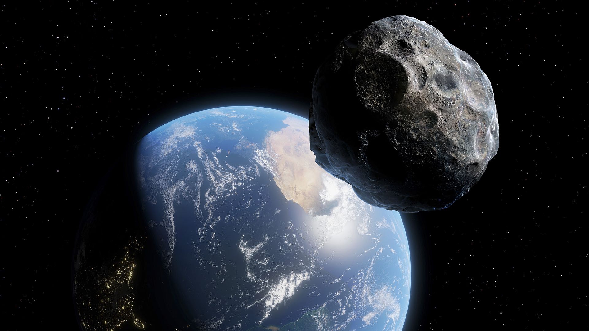 Potentially hazardous' Apollo-class asteroid sails