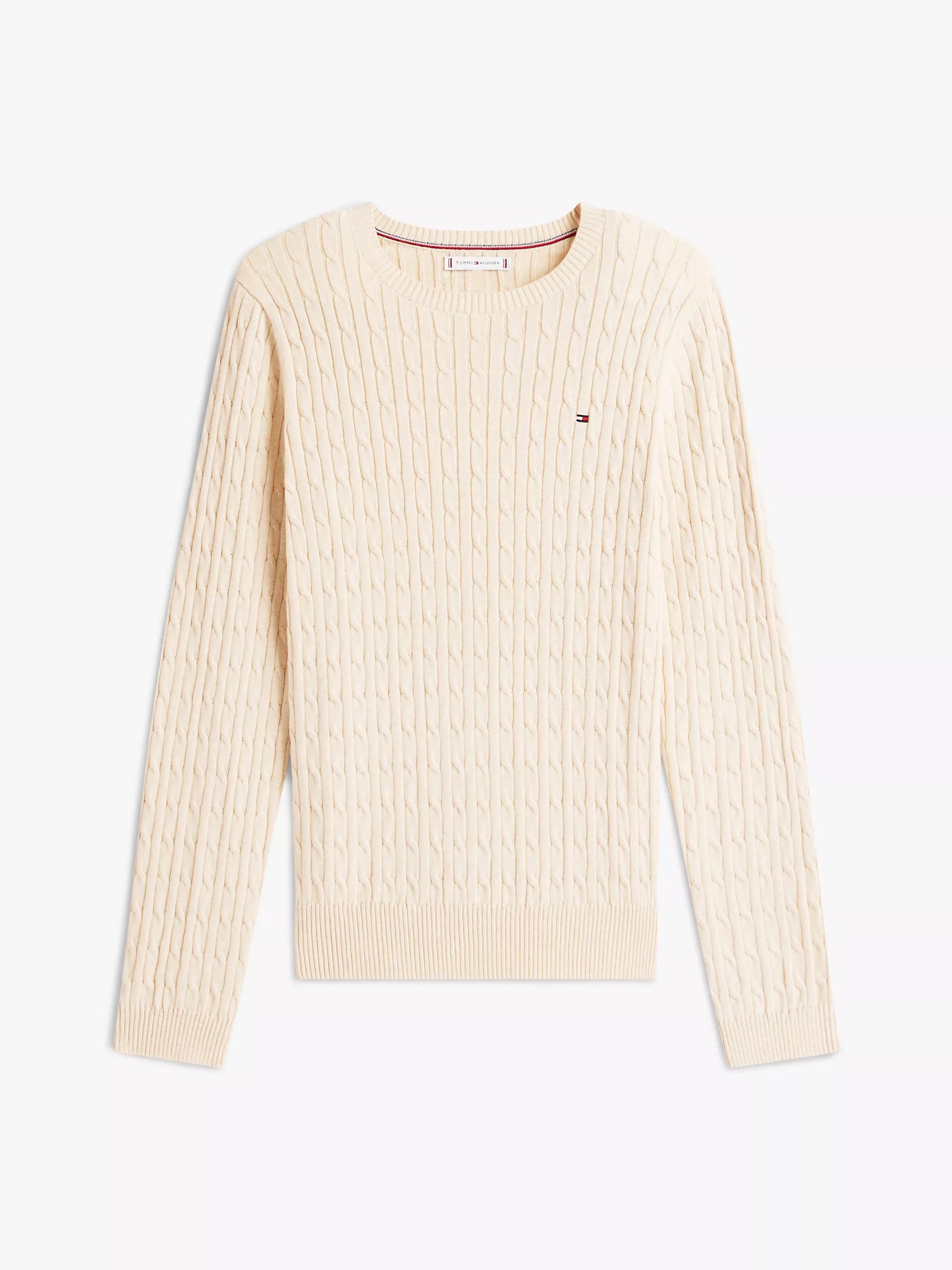 Tommy Hilfiger, Cable Knit Sweater in Beige