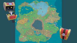 Pokémon Scarlet and Violet Gimmighoul map