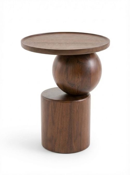 Stigido Solid Walnut Side Table