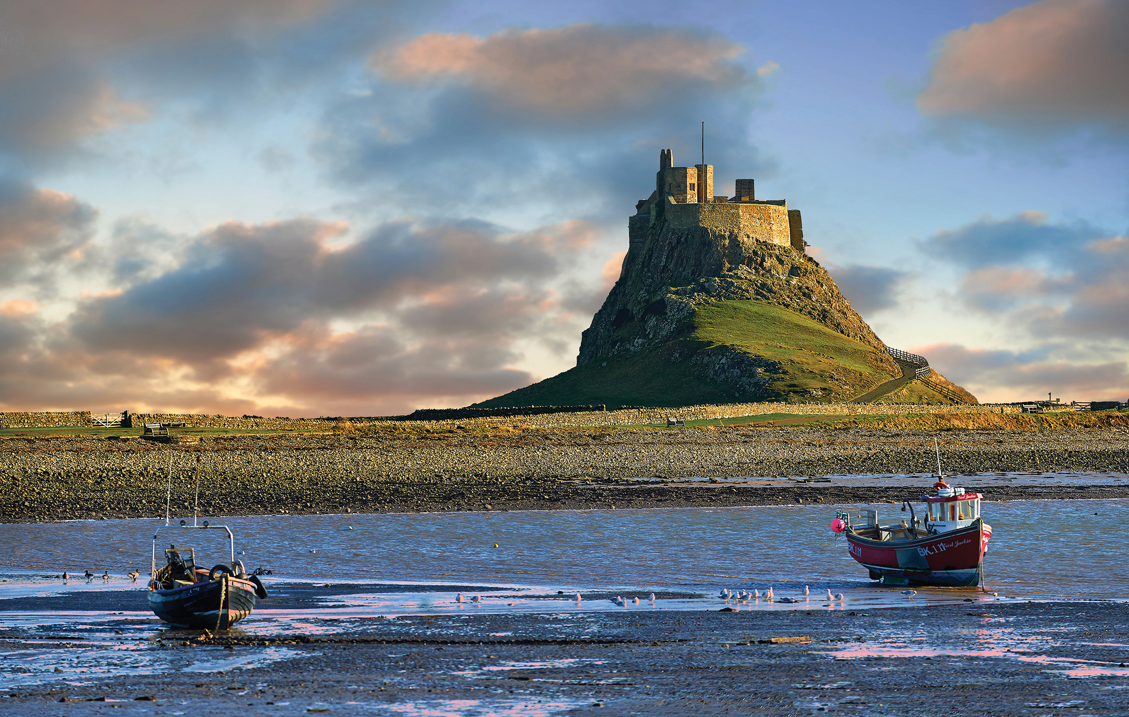 Holy Island, Lindisfarne, Northumberland.