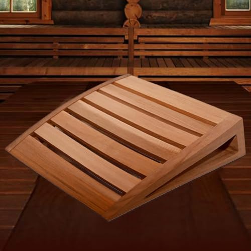 Sauna Pillow Headrest | Breathable Ergonomic Natural Wooden,home Sauna Neck Rest Pillow,for Resting Relaxing Relieving Spa Room Commercial Adults Women Men
