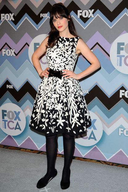 Zooey Deschanel at the 2013 FOX Winter TCA All-Star Party
