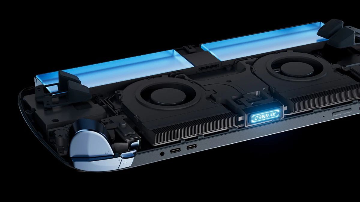 Internal cooling on the Ayaneo Next 2 handheld gaming console