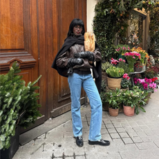 French girl jeans and loafers outfits