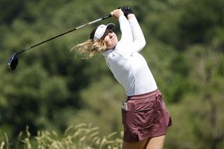 Adela Cernousek plays a drive