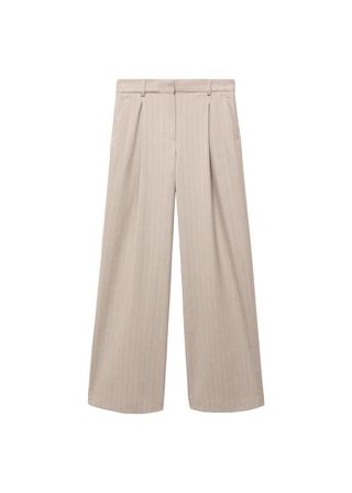 Pinstripe Suit Trousers - Women