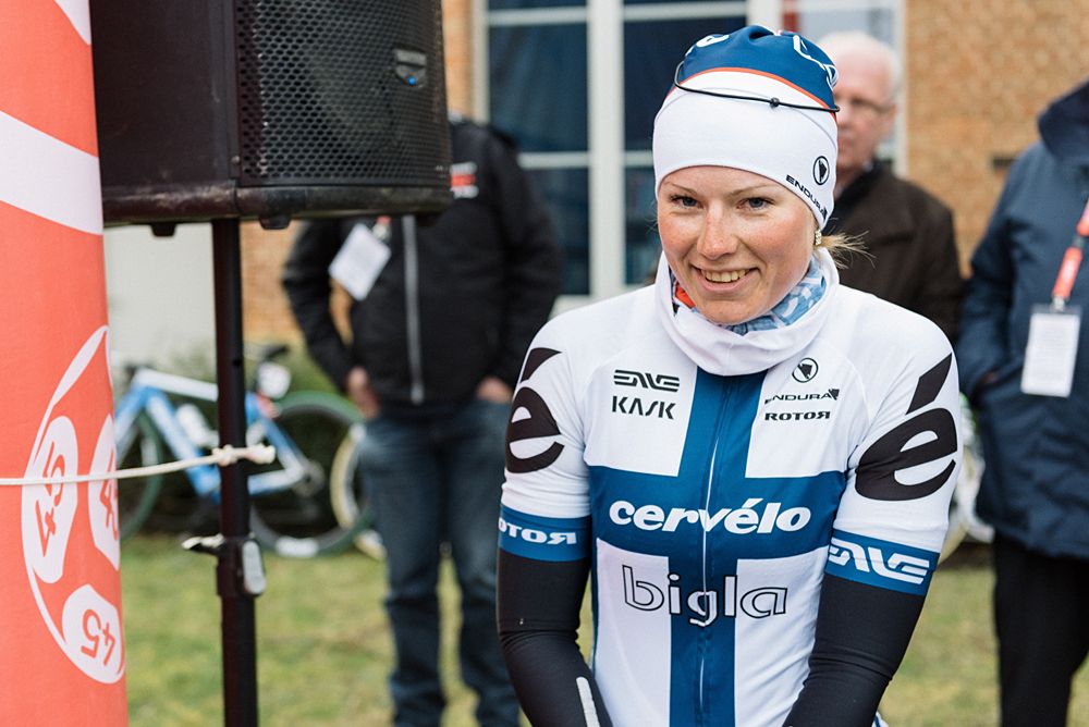 Lotta Lepisto (Cervelo Bigla) was third on the day