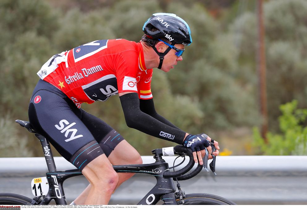 Chris Froome (Team Sky) had a day to forget