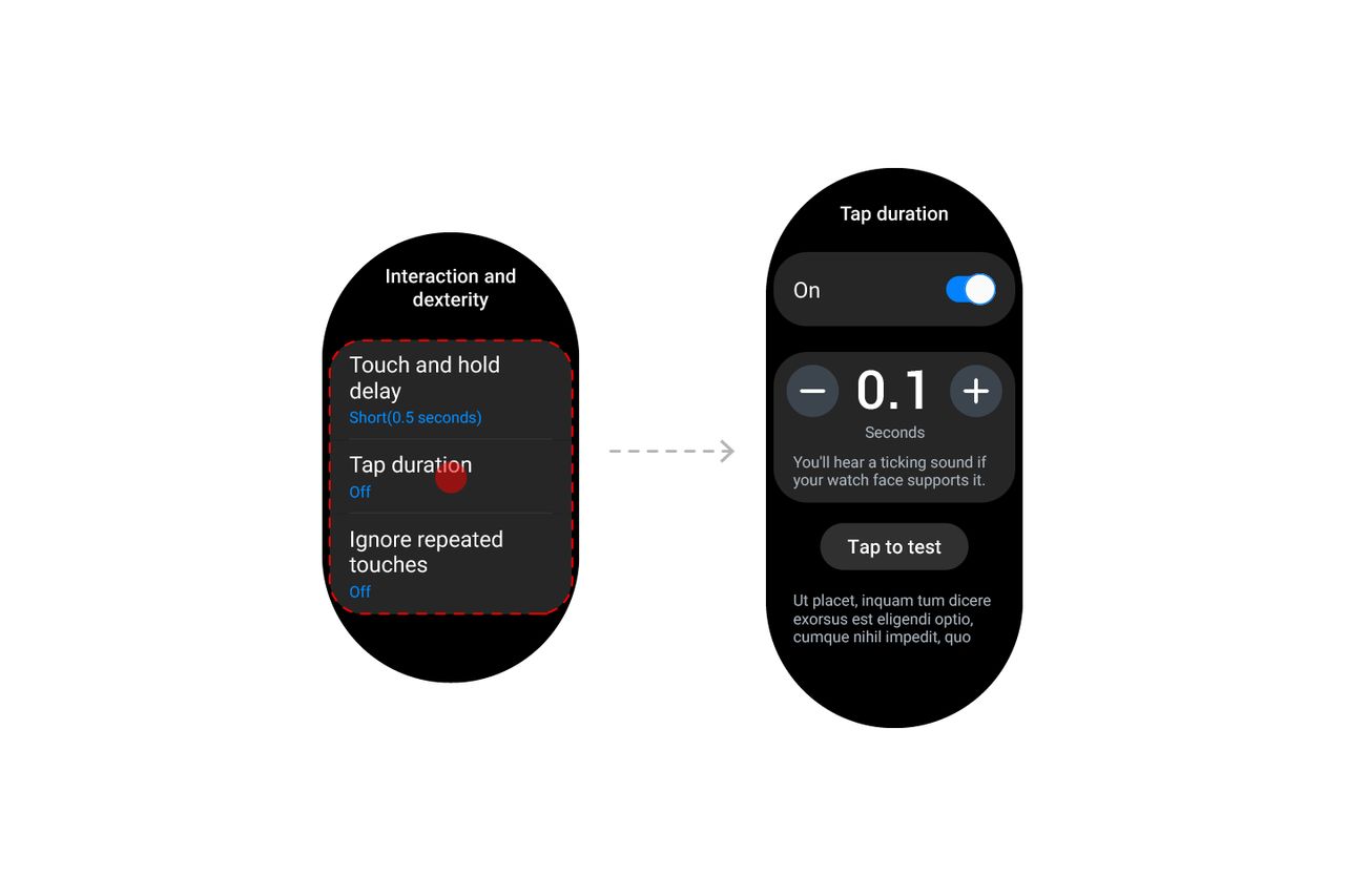 One UI Watch 4.5 official interface screenshot
