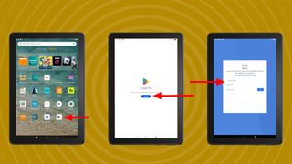 Instructions on how to get the Play Store on Amazon Fire tablets