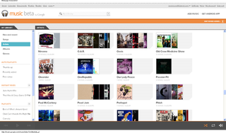 Google Music browser