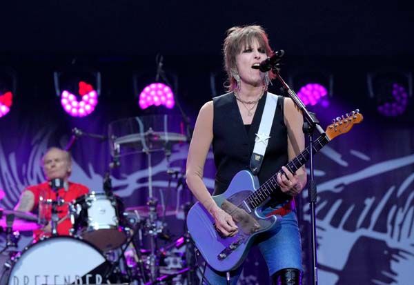 Chrissie Hynde onstage