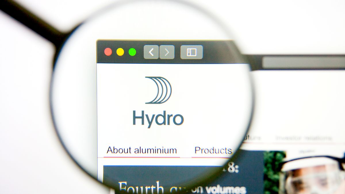 Norsk Hydro aluminium maunfacturer website logo