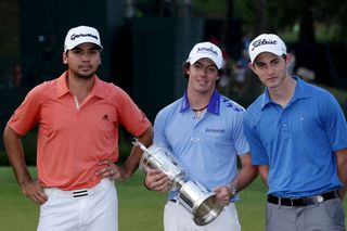 Jason Day, Rory McIlroy and Patrick Cantlay after the US Open 2011